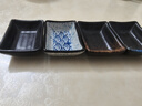茯見日式小碟子陶瓷家用番茄醬調(diào)味碟烤肉火鍋蘸料醬油醋碟家用調(diào)料碟 【山吹+藍染+墨韻+海浪紋】 曬單實拍圖