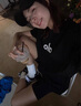 ALO YOGA夏季新款字母印花短袖男女寬松圓領(lǐng)休閑潮牌純棉上衣情侶百搭T恤 A201黑色 A201黑色 S 90-135斤 曬單實(shí)拍圖