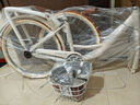 飛鴿（FLYING PIGEON）自行車成人通勤車自行車學(xué)生單車成人自行車通勤自行車女士自行車 標(biāo)配奶油米|單速|(zhì)輻條輪+禮包 24寸適合150-170cm 曬單實(shí)拍圖