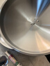 LXBF龍興寶富吉美安利七層316不銹鋼正品皇后鍋中式炒鍋不粘鍋不挑爐灶無(wú)涂層 加深316L七層鈦鋼級(jí)-圓底 36cm 曬單實(shí)拍圖