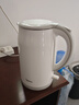 美的（Midea）電熱水壺食品級316L不銹鋼雙層無縫一體內(nèi)膽防燙燒水壺 1.7L自動智能斷電開水壺SH17M301PRO 曬單實拍圖