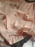 G.DUCKKIDS嬰兒衣服嬰幼兒包屁衣秋冬打底衣純棉a類(lèi)內搭貼身保暖新生兒寶寶 粉色【秋冬舒絨棉 雙層護肚】 59cm 適合年齡1-3月 參考體重7- 曬單實(shí)拍圖