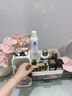 KAMAN化妝品收納盒桌面高級(jí)感護(hù)膚品置物架梳妝臺(tái)口紅眼影面膜整理盒子 白色【化妝盒/雙抽屜】1個(gè) 曬單實(shí)拍圖