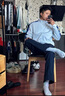 Shelley Jones藏藍(lán)色軟殼沖鋒褲子男夏季直筒機(jī)能美式斜切休閑褲速干彎刀工裝褲 藏青色 【吊打全網(wǎng)品質(zhì)】 XL [推薦120-140斤] 曬單實(shí)拍圖