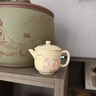 漢帝唐韻 HDTYUN宜興全純手工泡茶壺文人小號(hào)中式家用小壺紫砂壺手工制作名家茶具 蝶戀花語(yǔ)-大潮山白陶泥-110cc 曬單實(shí)拍圖