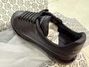 亞歷山大麥昆（Alexander McQueen）新品 男士闊型氣墊底系帶休閑厚底運動(dòng)鞋板鞋 604232 WHX98 1000 黑色 42 曬單實(shí)拍圖