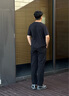 izzue IT【冰絲薄款】高端工裝休閑褲男士2025夏季寬松直筒潮牌褲子男 曬單實拍圖