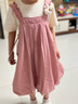 G.DUCKKIDS小黃鴨女童夏季連衣裙套裝2025新款夏裝小女孩短袖背帶裙兩件套 粉色送小兔掛件 120 (建議105-115cm 4-5.2周歲) 曬單實拍圖