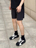 環(huán)球爆款休閑板鞋男鞋夏季網(wǎng)面透氣鞋子男2025新款輕便百搭黑色德訓(xùn)鞋 黑色 42 男 曬單實(shí)拍圖