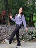巴拉巴拉balaone兒童牛仔褲女童喇叭褲2025秋裝新款彈力親膚長褲子時尚潮 黑色調(diào)00399 150 曬單實拍圖