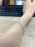 APM Monaco微鑲銀白色手鐲別致設(shè)計(jì)感 時(shí)尚珠寶前衛(wèi) 送女友七夕禮物 銀白色S碼 曬單實(shí)拍圖
