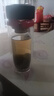 鵝蛋杯玻璃杯雙層茶水分離加厚高硼硅玻璃杯萬象大容量鵝蛋杯雙層 萬象皮紋黑鵝蛋杯 350ml 1只 曬單實(shí)拍圖