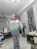 NICKYBABY女童套裝春秋2025新款兒童洋氣時髦秋裝衣服大童牛仔喇叭褲兩件套 4916漸變藍(lán)+13131藍(lán)色【春秋款】 150 cm 曬單實拍圖
