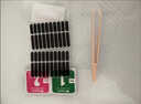 美克杰適用于手機防塵塞喇叭防塵網(wǎng)揚聲器貼適用蘋果華為OPPOVIVO通用 黑色長+短款通用套裝 40片裝-鑷子+酒精包+防塵貼 曬單實拍圖