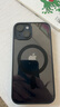權(quán)速適用蘋果手機(jī)iPhone15新款手機(jī)殼磁吸無線充電iPhone14透明大孔簡(jiǎn)約高級(jí)感硅膠軟殼全包防摔保護(hù)套 黑色【磁吸硬殼/軟邊框】 iPhone14 曬單實(shí)拍圖