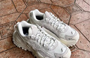 FILA  FUSION斐樂(lè)潮牌女鞋七夕經(jīng)典硬糖鞋厚底老爹鞋時(shí)尚運(yùn)動(dòng)休閑鞋 棉花糖/銀-MM 36 曬單實(shí)拍圖
