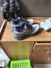 美津濃（MIZUNO）進階回彈緩震跑步鞋ASTRO PLUS II 03/平菇灰/深影藍/鐵青灰 40 曬單實拍圖