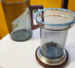 天喜（TIANXI）觀山茶水分離杯玻璃高顏值辦公室泡茶杯子耐高溫過濾喝水茶道杯 【透明色】玻璃把手-500ml 曬單實(shí)拍圖