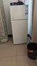 海爾（Haier）123升小冰箱冰箱雙開(kāi)門(mén)二級(jí)能效節(jié)能省電黑金凈化保鮮租房家用冰箱宿舍迷你BCD-123GHTMZ0WV 曬單實(shí)拍圖