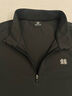 KOLON SPORT/可隆戶外吸濕速干T恤 男子S-FUNCTIONAL半拉鏈長(zhǎng)袖內(nèi)搭 LHZT5AN023-BK 黑色 M 170/92A 曬單實(shí)拍圖