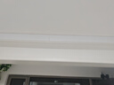 浩普極簡(jiǎn)鋁合金窗簾盒擋板一體式窗簾軌道直軌導軌頂裝窗簾桿滑軌側裝 白色-裝飾擋板-直型頂裝 3.4米 曬單實(shí)拍圖