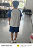 史努比（SNOOPY）童裝男童速干套裝兒童涼爽運動(dòng)服學(xué)生短袖T恤短褲休閑服夏季薄款 曬單實(shí)拍圖