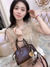 CinvaiKrose【趙昭儀同款】包包女包2025新款保齡球斜挎包生日七夕情人節(jié)禮物 咖啡色【送女友老婆女生禮物走心】 曬單實拍圖