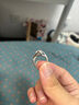 范琦（Fanci）【培育鉆石】天使之吻一克拉求婚鉆石戒指戀愛循環(huán)求婚禮物送老婆 925銀鑲嵌 1克拉培育鉆石（F色/SI） 曬單實(shí)拍圖