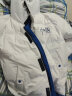 鸭鸭（YAYA）羽绒服男士短款冬季新款连帽中国风保暖加厚面包服外套潮D 白色 175/92A(L) 实拍图