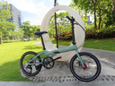 KOSDA科盛達折疊自行車(chē)KA100成人可折疊車(chē)自行車(chē)折疊變速自行車(chē)超輕 20寸黑色|禧瑪諾7速+鋁車(chē)架+碟剎 曬單實(shí)拍圖