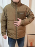 波司登（BOSIDENG）25年新款羽絨服男時(shí)尚休閑短款立領(lǐng)防風(fēng)百搭保暖外套 橄欖色7329 M 175/96A 曬單實(shí)拍圖