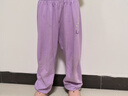 真維斯女童防蚊褲兒童夏季褲子中小童純棉運動(dòng)褲寶寶薄款夏裝女孩童裝 灰 星星小貓X+紫 紫花小貓x 120 曬單實(shí)拍圖