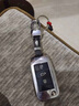 LZJV汽車(chē)鑰匙扣男女士金屬防丟鎖匙鏈簡(jiǎn)約精致掛件時(shí)尚皮革 黑色 不帶車(chē)標 曬單實(shí)拍圖