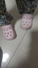 牧童兒童拖鞋夏男寶寶洞洞鞋軟底女童卡通洗澡嬰幼兒家居鞋萌兔粉160 曬單實拍圖