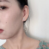 APM Monaco六芒星銀耳釘女耳環(huán)銀耳飾時(shí)尚飾品七夕情人節(jié)禮物送女友 曬單實(shí)拍圖