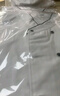 耐典廚師服夏季短袖男女同款面點(diǎn)烘焙蛋糕師工作服 白色短袖 2XL 曬單實(shí)拍圖