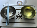 TAIC 太可鈦度純鈦雙層隔熱防燙飯碗鈦碗成人居家個(gè)性健康便攜鈦餐具 莫奈·瀚海藍(lán)400ml 曬單實(shí)拍圖