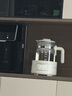 摩飛電器（Morphyrichards）全玻璃養(yǎng)生壺家用燒水壺多段控溫電熱水壺極速風(fēng)冷恒溫壺沖奶泡奶機(jī)MR5602 1.2L 椰奶白 曬單實(shí)拍圖