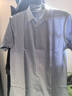 杉杉【莫代爾免燙】短袖襯衫男夏季新品休閑商務(wù)易打理襯衣 淺藍色 40 曬單實(shí)拍圖