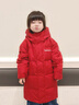 波司登（BOSIDENG）25年新款羽絨服男女兒童中長款5A抗菌4防連帽厚外套T250246914DS 奧秘紅|1769 110 /56 曬單實拍圖