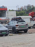 車頂行李包防水防雨行李袋車頂行李箱 黑橙色129.5*99*43cm容量550L 曬單實(shí)拍圖