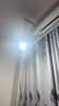 貝工 帶線led燈泡 E27螺口懸吊插電燈 擺攤家用陽臺開關(guān)插頭燈 10W柱形泡+4米線 曬單實拍圖