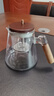 TEAHUE飄逸杯玻璃泡茶壺全玻璃內(nèi)膽燒水壺按壓茶具煮茶器茶水分離泡茶杯 曬單實拍圖