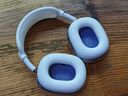 赫豹適用蘋果新款airpods max保護套透明TPU軟殼藍牙耳機頭戴式外殼耳罩硅膠橫頭梁保護殼保護罩 透明閃粉外殼+白色內(nèi)殼+白色懸梁 Apple AirPods Max 曬單實拍圖
