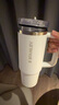 STANLEY巨無霸杯PRO吸管杯水杯保溫杯不銹鋼杯子大容量887ML-霜白七夕 曬單實拍圖