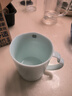 藍(lán)印東方掛耳咖啡杯美式專用杯家用高顏值陶瓷水杯咖啡套裝杯情侶水杯送禮 【掛耳杯-影青】300ml 單杯 曬單實(shí)拍圖