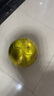 立始簽名印款金色足球土豪金5號4號中小學(xué)生中考訓練比賽足球 金色簽名款5號足球/贈品：氣筒球 曬單實(shí)拍圖