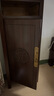 鈞禾 新中式單門(mén)柜老榆木邊角柜全實(shí)木窄柜復古玄關(guān)小柜儲物柜角落柜 一門(mén)一斗柜【右門(mén)款】 曬單實(shí)拍圖