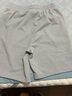名創(chuàng)優(yōu)品（MINISO）重磅短褲男夏季戶外運動直筒五分褲青少年潮流百搭中褲 麻灰 L 曬單實拍圖