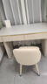 左客左家（ZUOKEZUOJIA） 奶油風(fēng)書(shū)桌純白巖板家用現代簡(jiǎn)約電腦桌小戶(hù)型書(shū)房學(xué)習桌椅組合 【生態(tài)板】純白巖板書(shū)桌1.2米+椅 曬單實(shí)拍圖